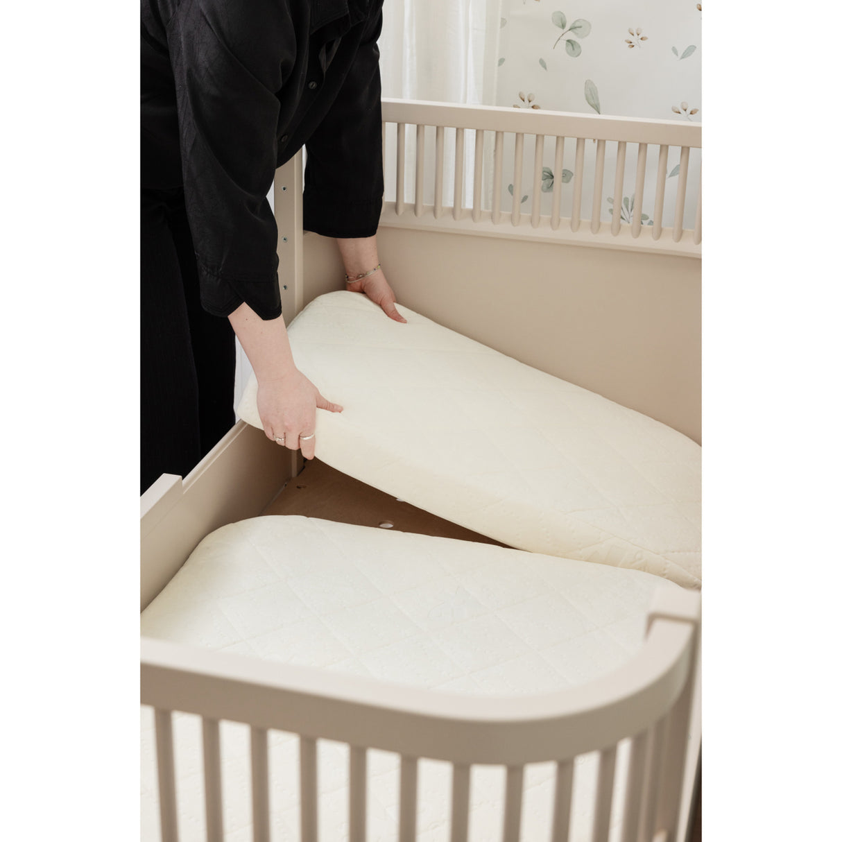 Sebra Bed Baby & Junior Birchbark Rose