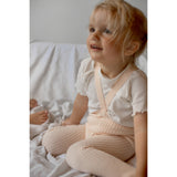 Silly Silas Hippy Footed Tights With Braces Silky Peach