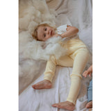 Silly Silas Hippy Footless Tights With Braces Lemon Icing