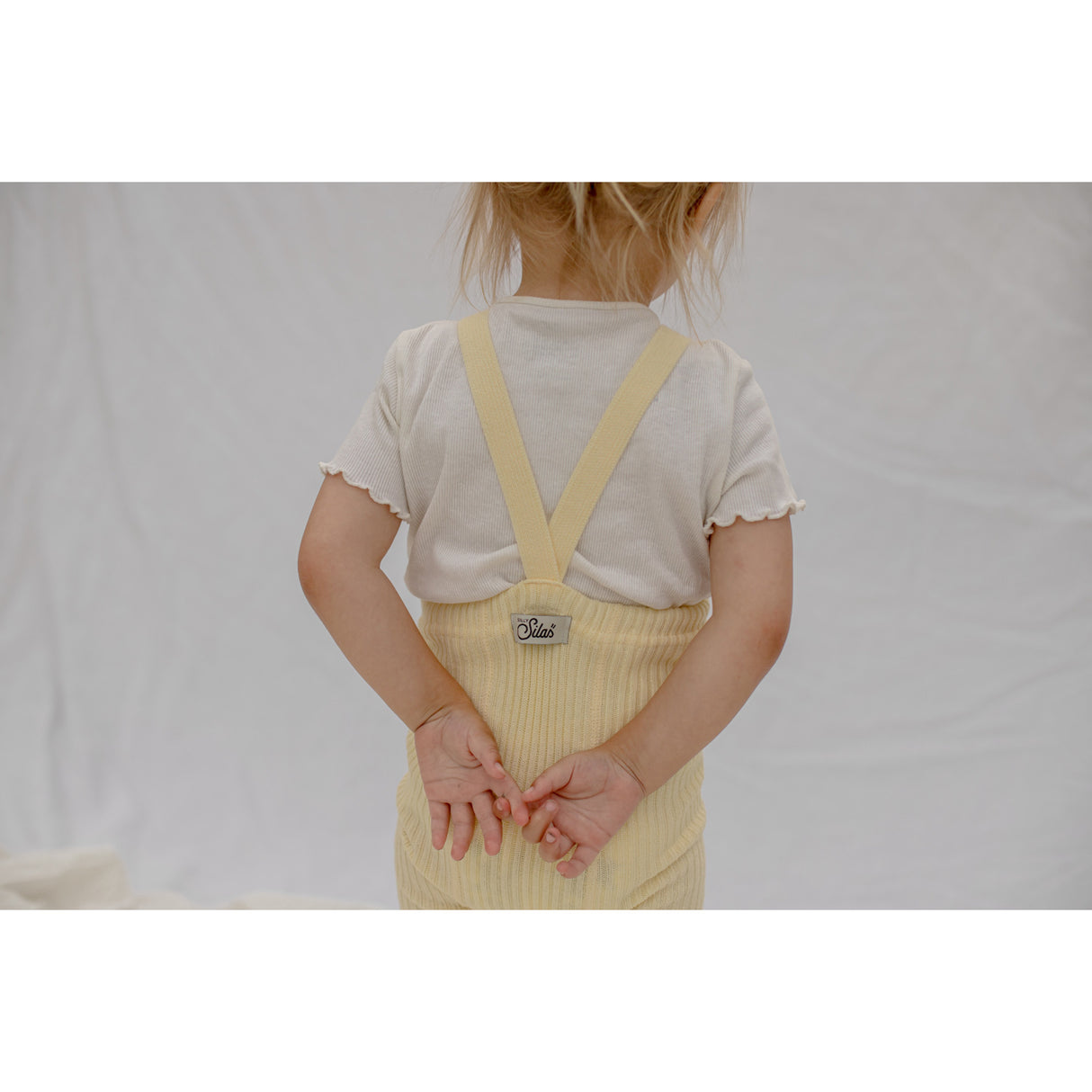 Silly Silas Hippy Footless Tights With Braces Lemon Icing
