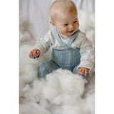 Silly Silas Granny Teddy Tights With Braces Misty Blue