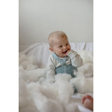Silly Silas Granny Teddy Tights With Braces Misty Blue