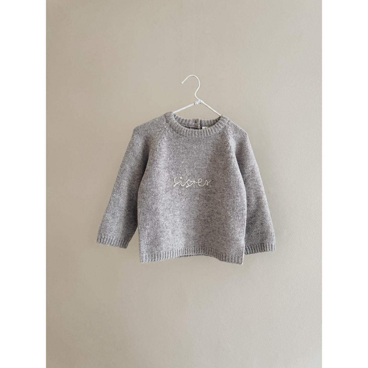 Lalaby Grey Sister Sweater Baby