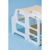 Duck Woodworks White Foldable EC Kitchen Tower With Slide Set