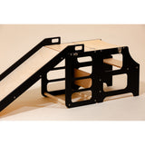Duck Woodworks Black Foldable EC Kitchen Tower With Slide Set