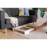 Duck Woodworks White Sensory Table With 2 Boxes Included