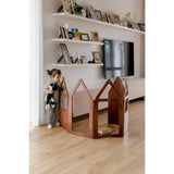 Duck Woodworks Honey Glaze Zig Zag House Plus