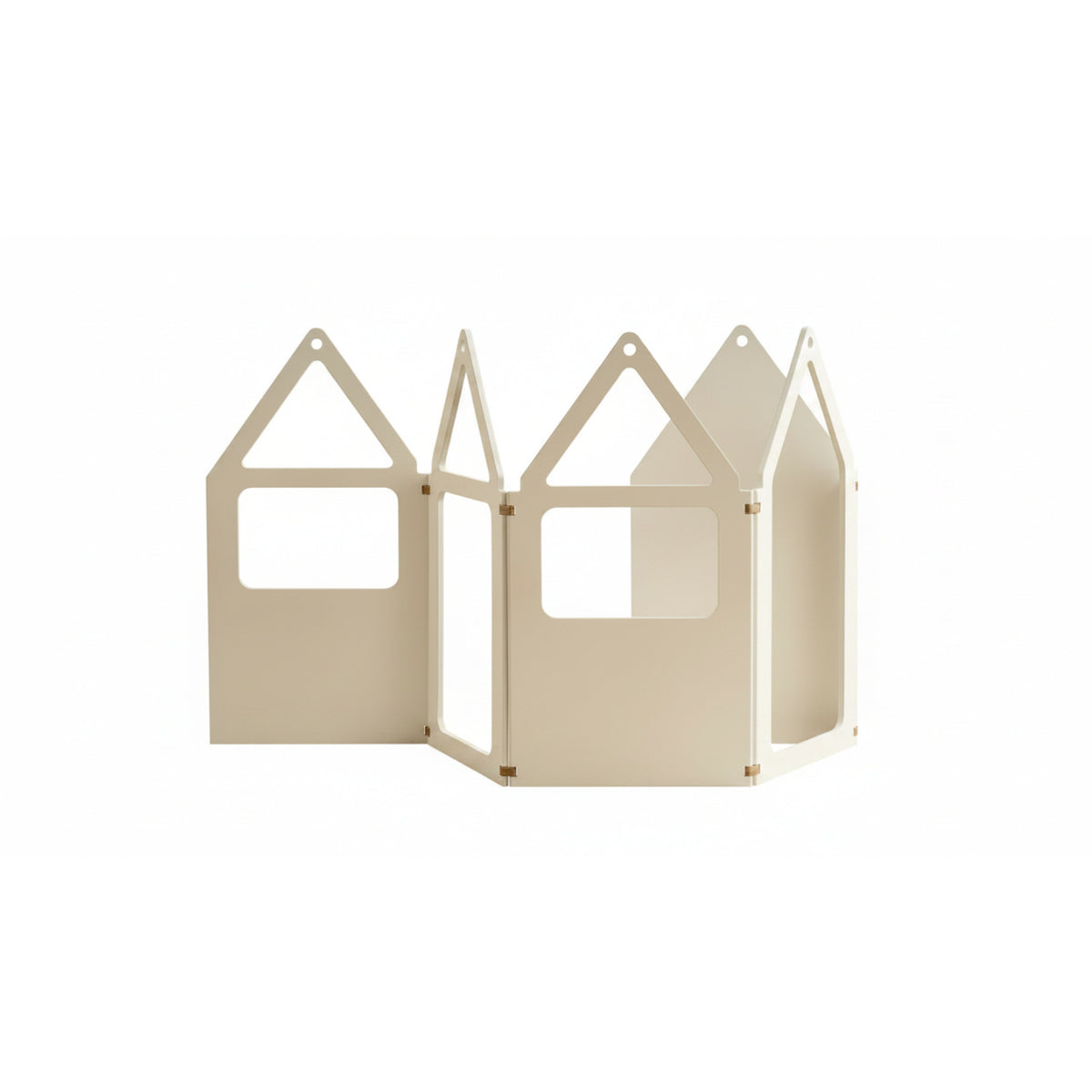 Duck Woodworks White Zig Zag House Plus
