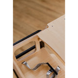 Duck Woodworks Black Foldable EC Kitchen Tower With High Chair Addon Set