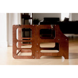 Duck Woodworks Honey Glaze Foldable Tower Stained