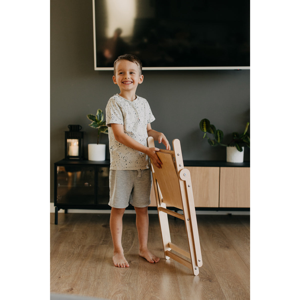 Duck Woodworks Natural Foldable Chair