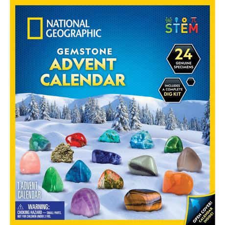 National Geographic Rock & Gemstone Advent Calender 2026