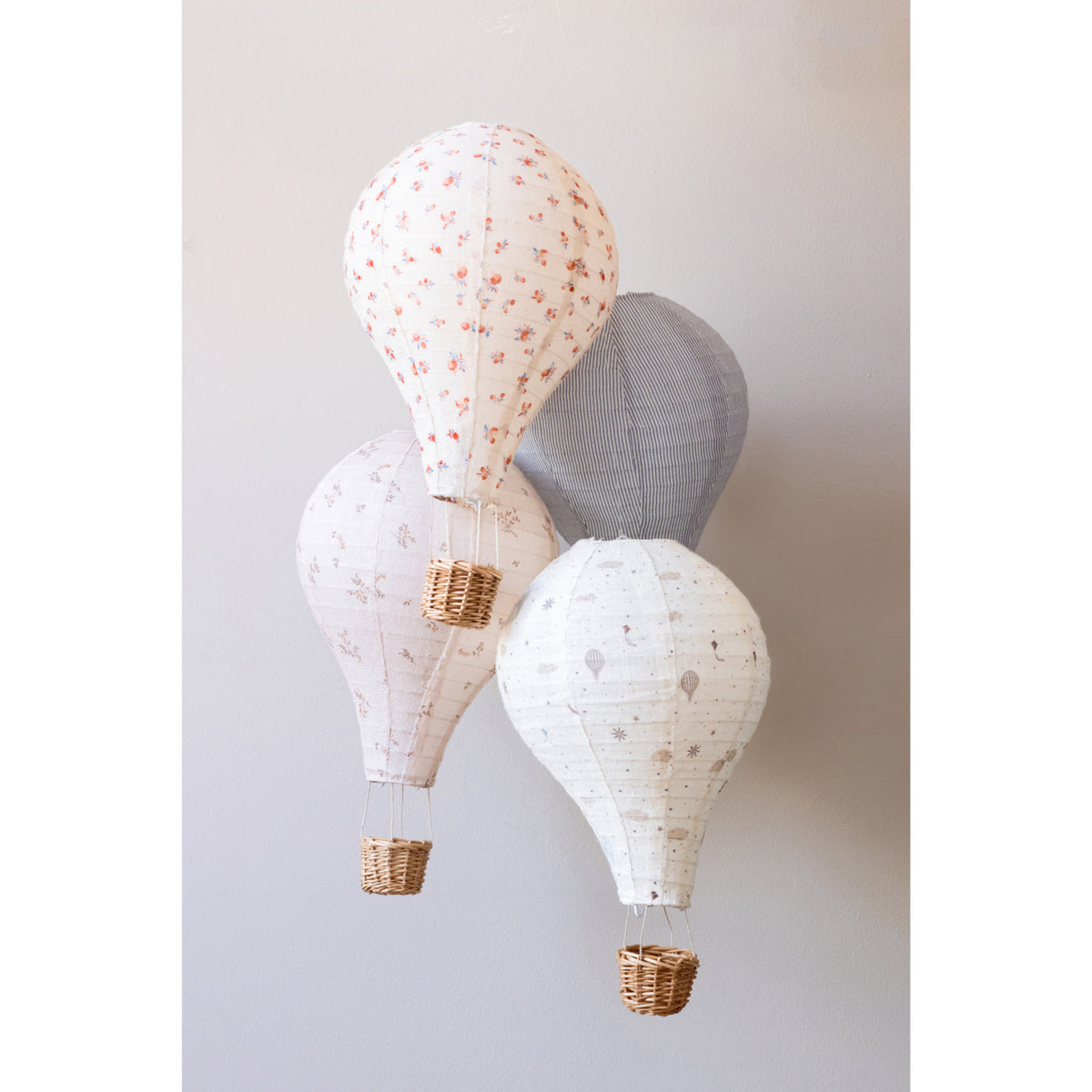 Cam Cam Copenhagen Classic Stripes Blue Lamp Shade Hot Air Balloon