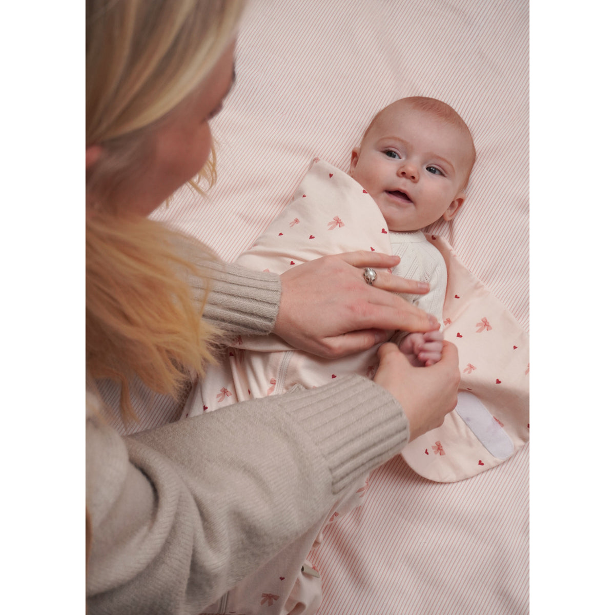 Cam Cam Copenhagen Classic Stripes Rose Bedding