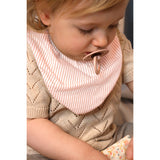 Cam Cam Copenhagen Classic Stripes Rose Bandana Bib Jersey 2-Pack