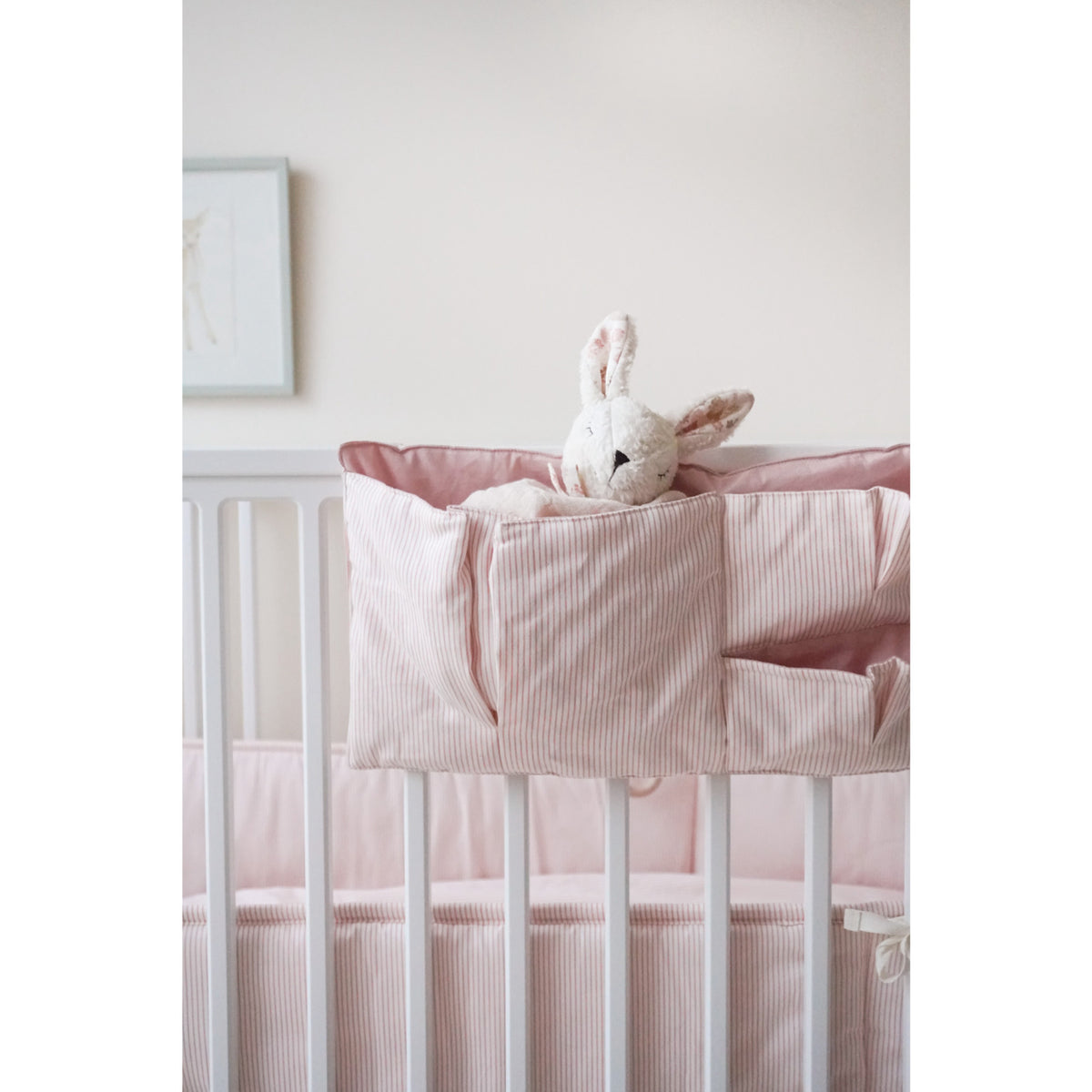 Cam Cam Copenhagen Classic Stripes Rose Cot Bumper