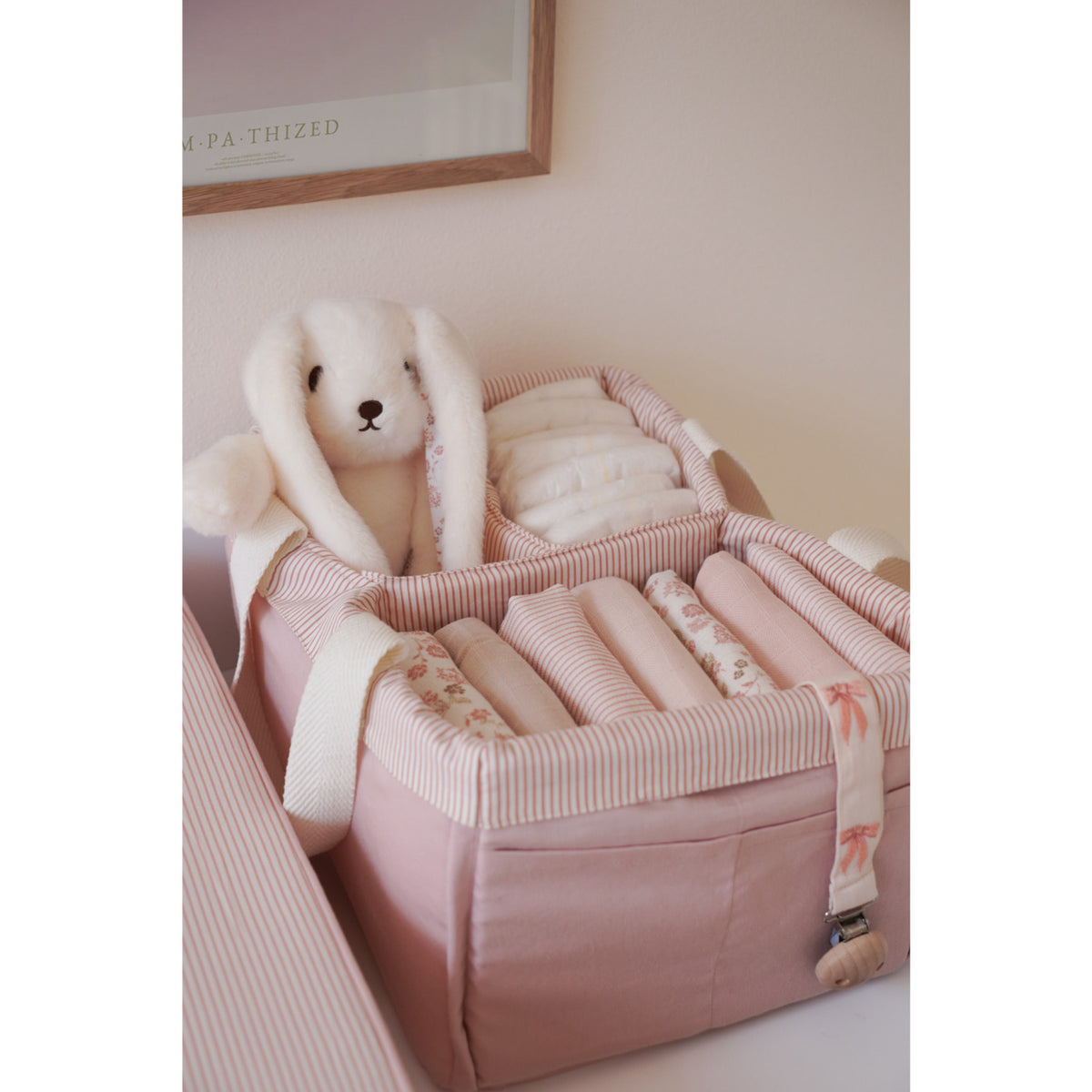 Cam Cam Copenhagen Classic Stripes Rose Muslin Cloth 3-Pack