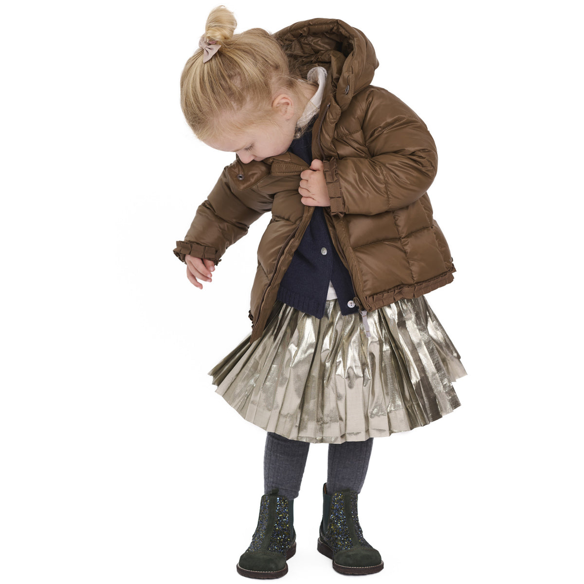Ver De Terre Kangaroo Featherlight Baby Girls Jacket