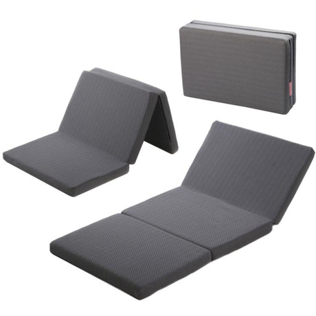 Tinynord Grey Foldable Travel Mattress Foldy 120x60x5,5
