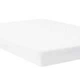 Tinynord White 2in1 Fitted Sheet & Protector 60x120