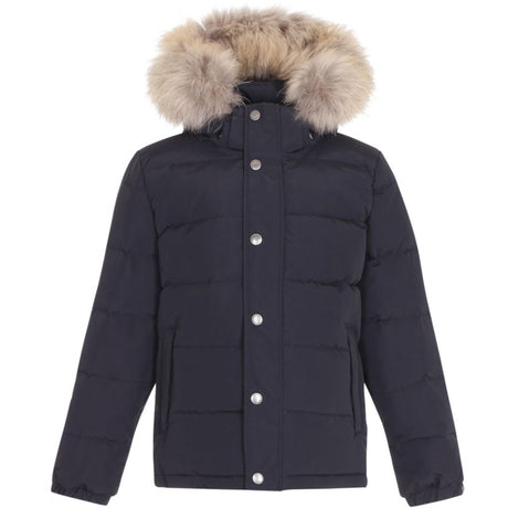 Ver De Terre Black Down Jacket W/Fur
