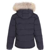 Ver De Terre Black Down Jacket W/Fur
