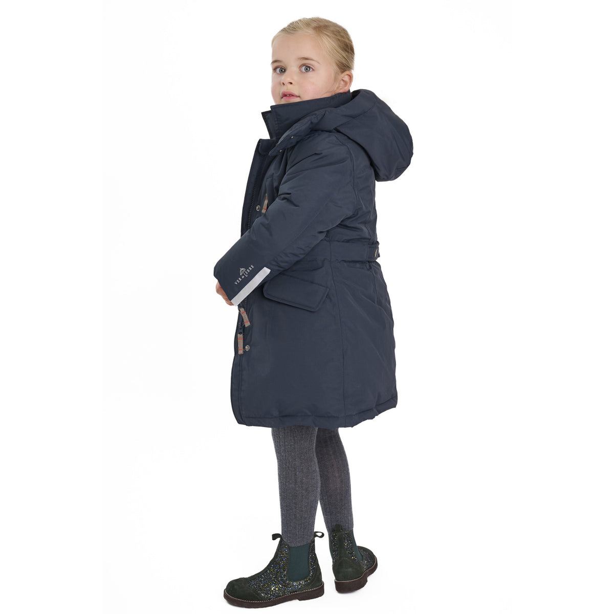 Ver De Terre Navy Arctic Girls Coat