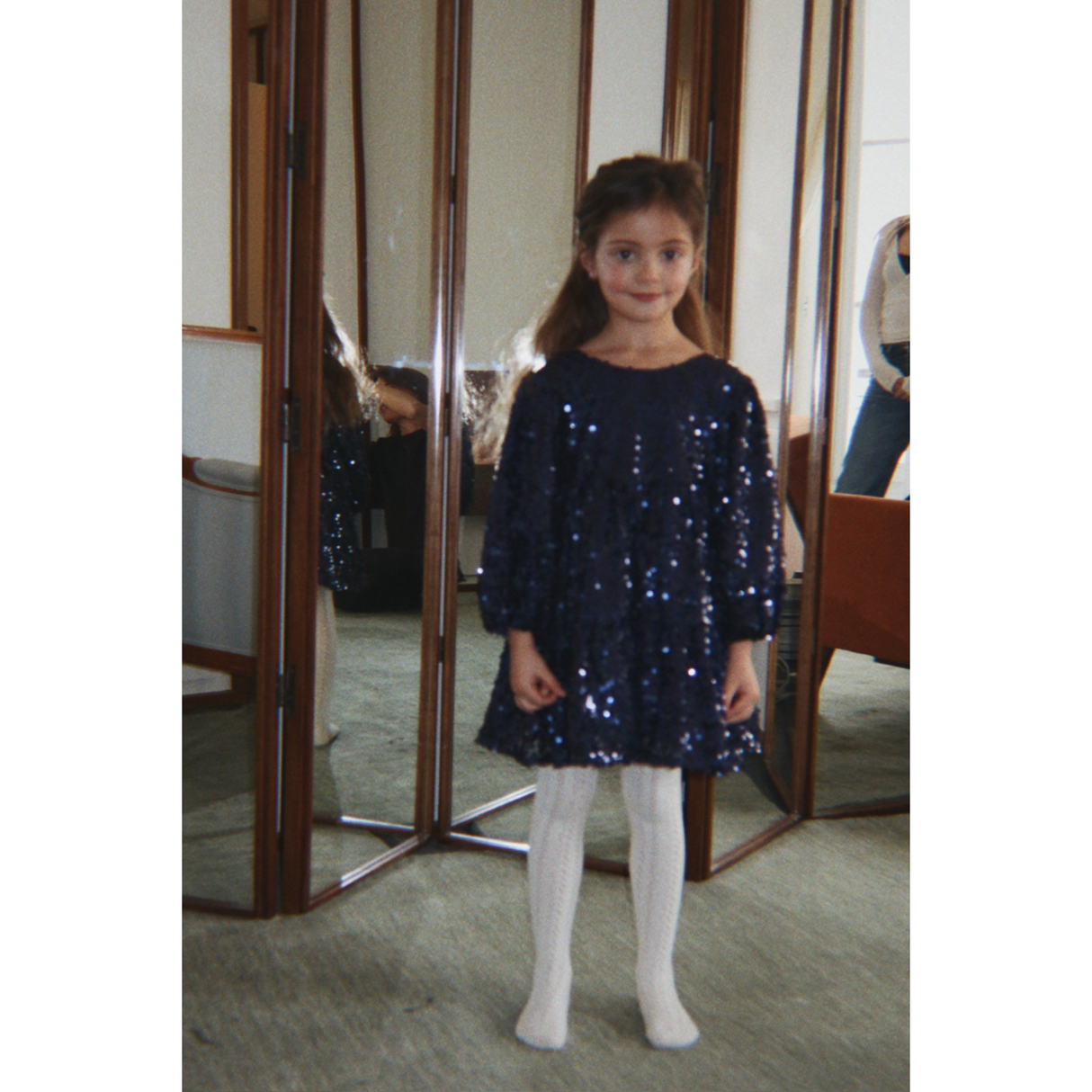 Konges Sløjd Total Eclipse Lila Sequins Bow Dress