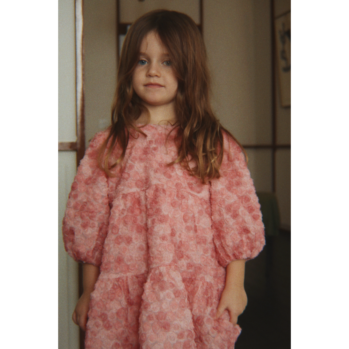 Konges Sløjd Veiled Rose Ally Ls Flower Dress