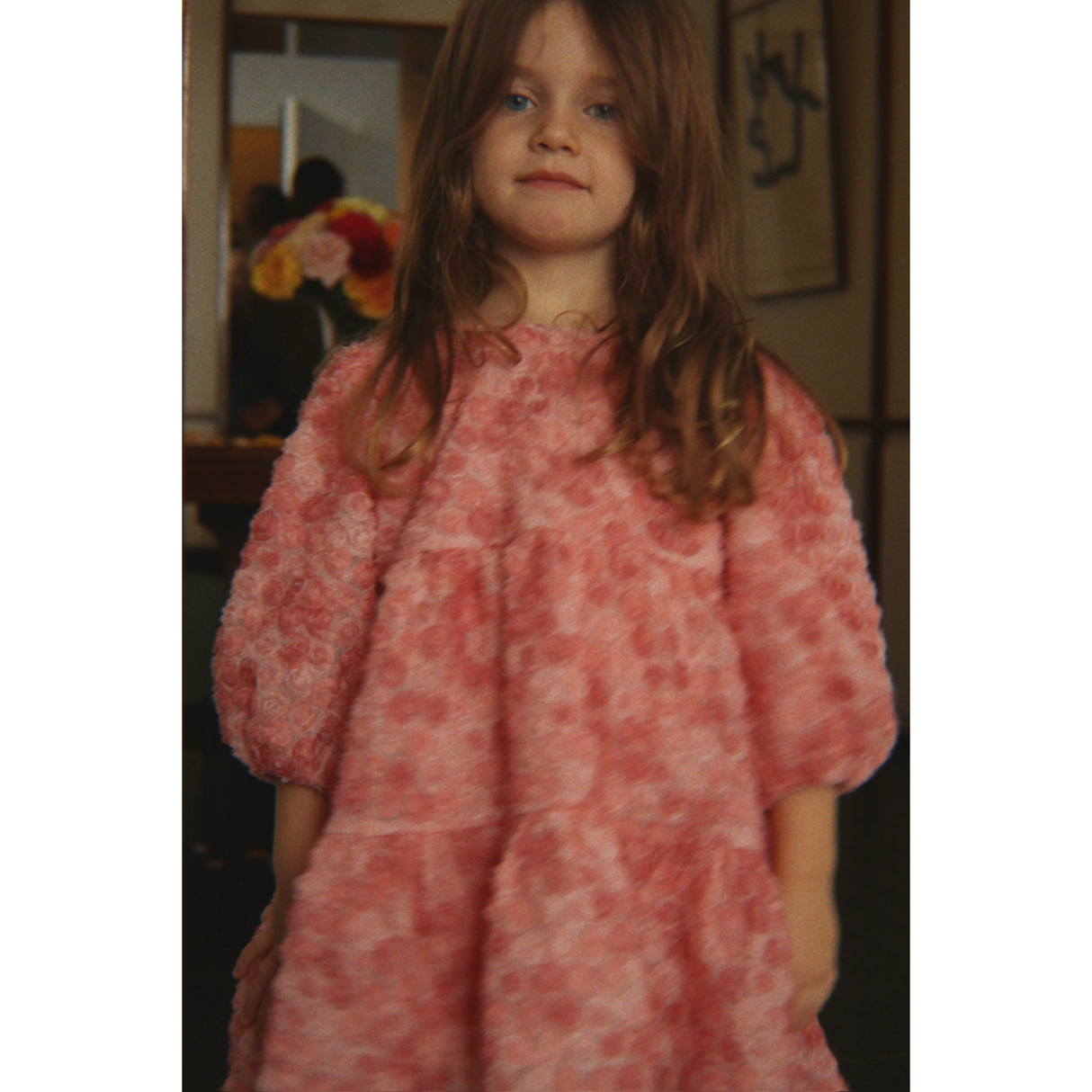 Konges Sløjd Veiled Rose Ally Ls Flower Dress