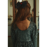 Konges Sløjd Dot Nuit Rose Rouge Bow Hair Clip