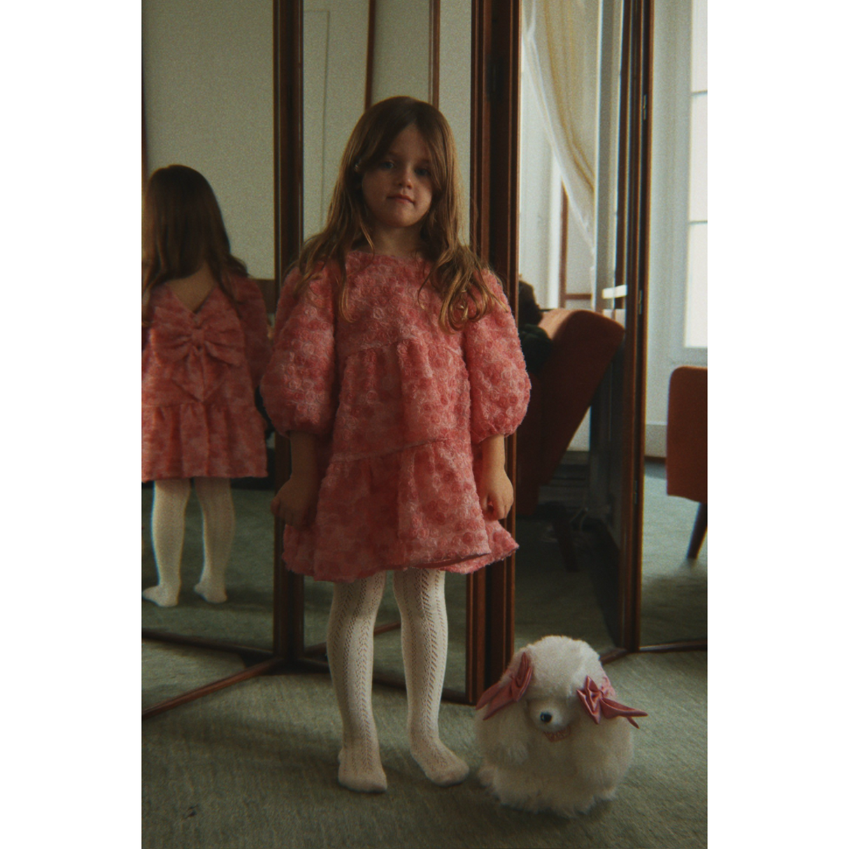 Konges Sløjd Veiled Rose Ally Ls Flower Dress