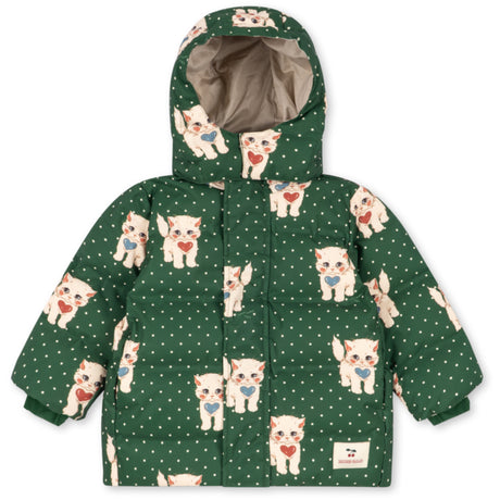 Konges Sløjd Dot Miao Verde Magnum Down Jacket Print Grs