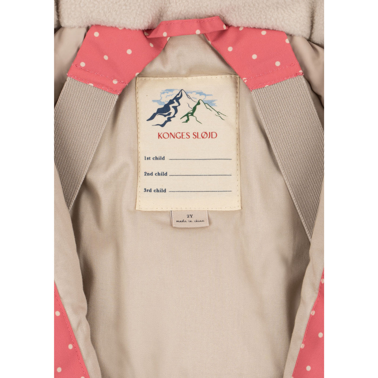 Konges Sløjd Cherry Berry Dot Nohr Snowsuit Print