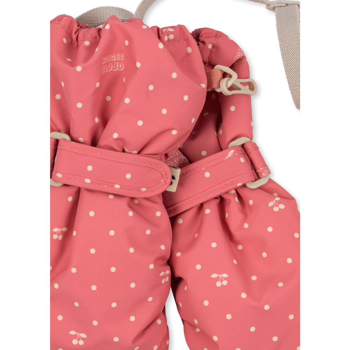Konges Sløjd Cherry Berry Dot Nohr Snow Mittens Print