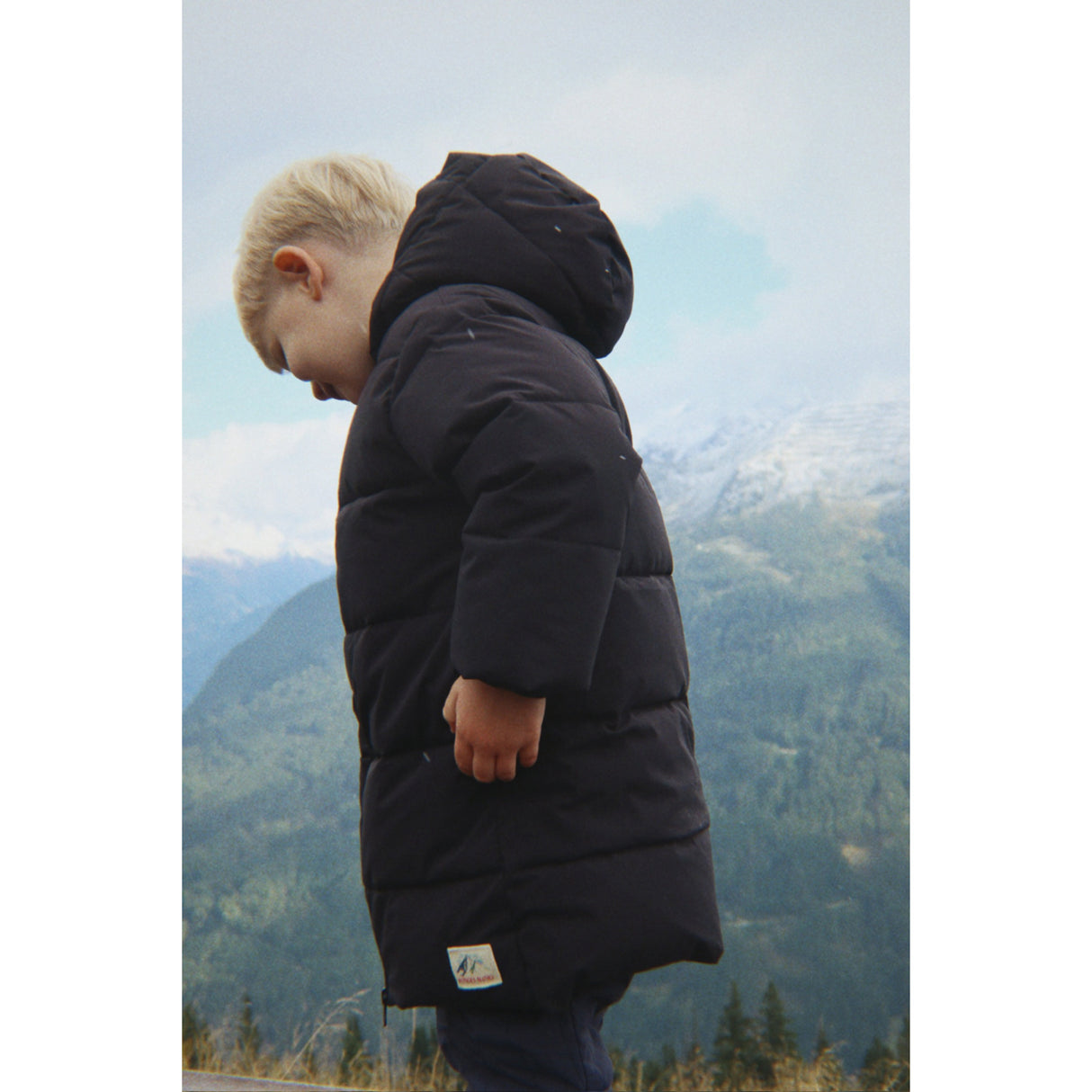 Konges Sløjd Black Alpi Long Jacket Grs