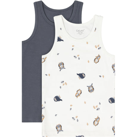 CeLaVi Gray Whale Undershirt 2-Pack
