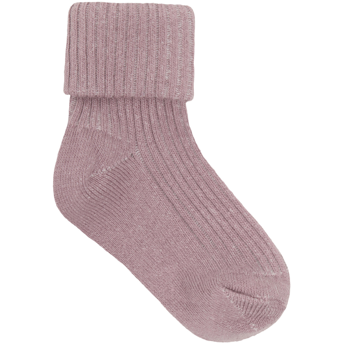 Minymo Elderberry Baby Rib Socks W.Glit (2-Pack)
