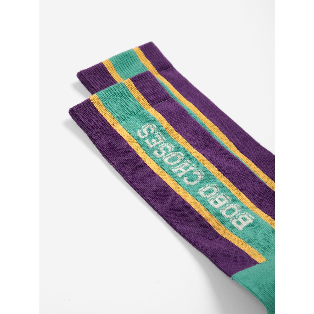 Bobo Choses Violet Bobo Choses Embossed Extralong Socks