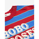 Bobo Choses Multicolor Bobo Choses Embossed Stripes T-Shirt