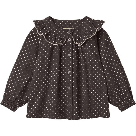 Fliink Coffee Bean Dot Dolly Dot Blouse