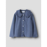 Name It Medium Blue Denim Nmfluna Ls Dnm Shirt 4468-Yb