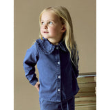 Name It Medium Blue Denim Nmfluna Ls Dnm Shirt 4468-Yb