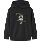 Name It Black Nkmlars Ls Nreg Sweat Wh Bru