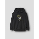 Name It Black Nkmlars Ls Nreg Sweat Wh Bru