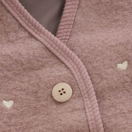 Huttelihut Deauville Mauve Vest Wool Emb. W. Lining