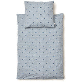 Flöss Light Blue Apple Gingham Ellis Duvet + Pillow Baby