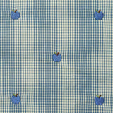 Flöss Light Blue Apple Gingham Ellis Duvet + Pillow Junior
