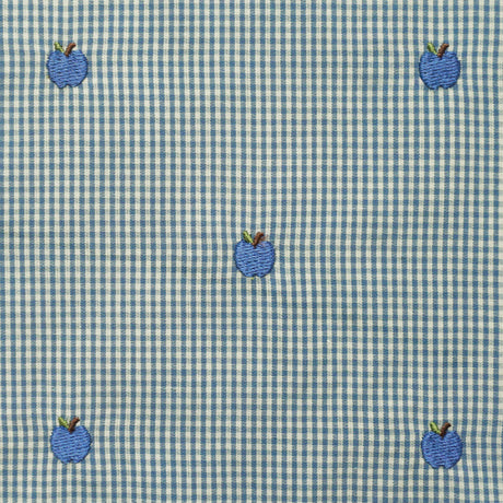 Flöss Light Blue Apple Gingham Ellis Duvet + Pillow Junior