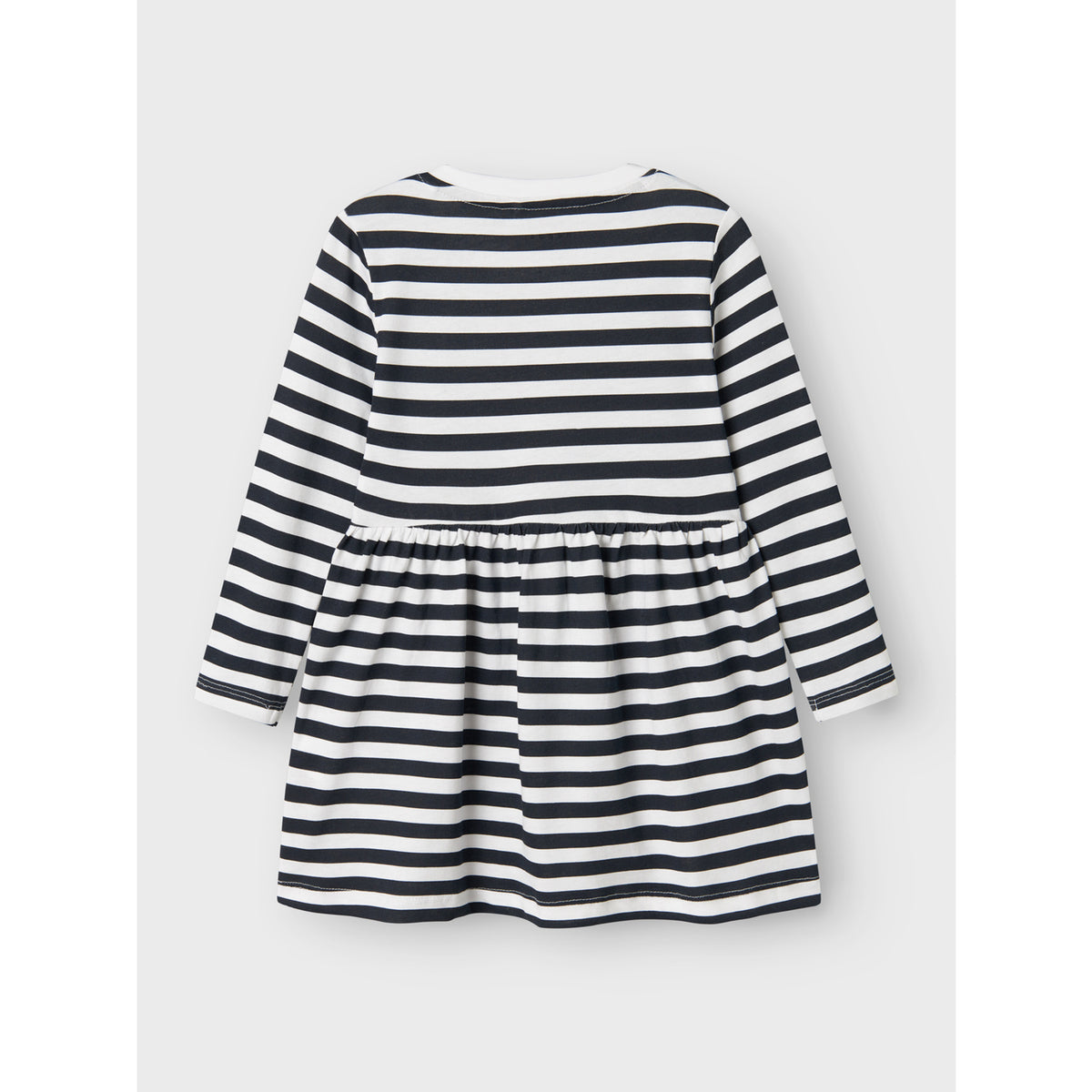 Name It Bright White Stripes In Dark Sap Nmfvivia Ls Dress Noos